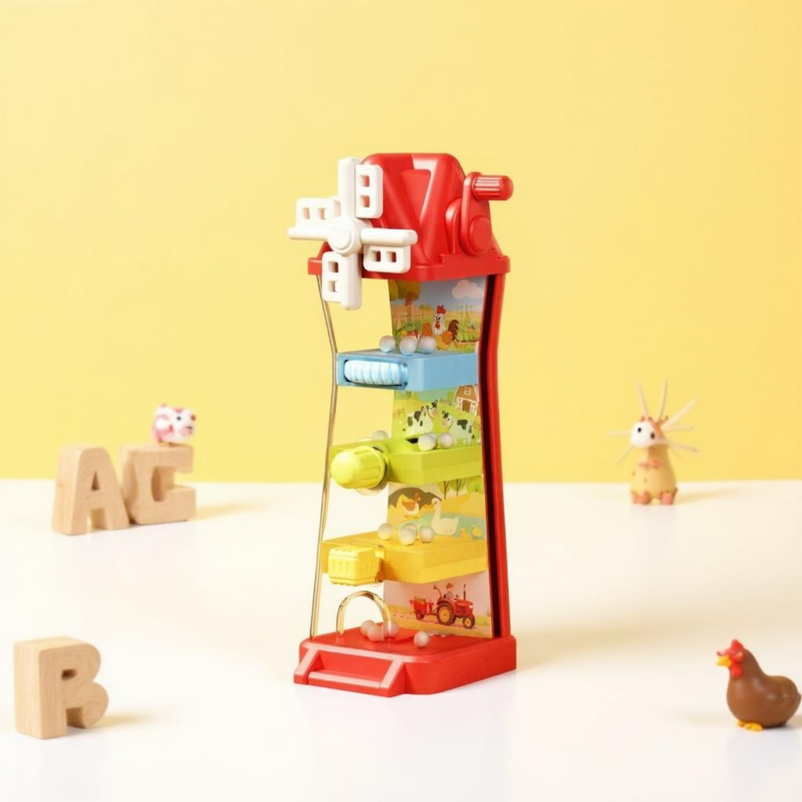 Farm Maze Activity Toy for Kids – Wooden Learning Puzzle