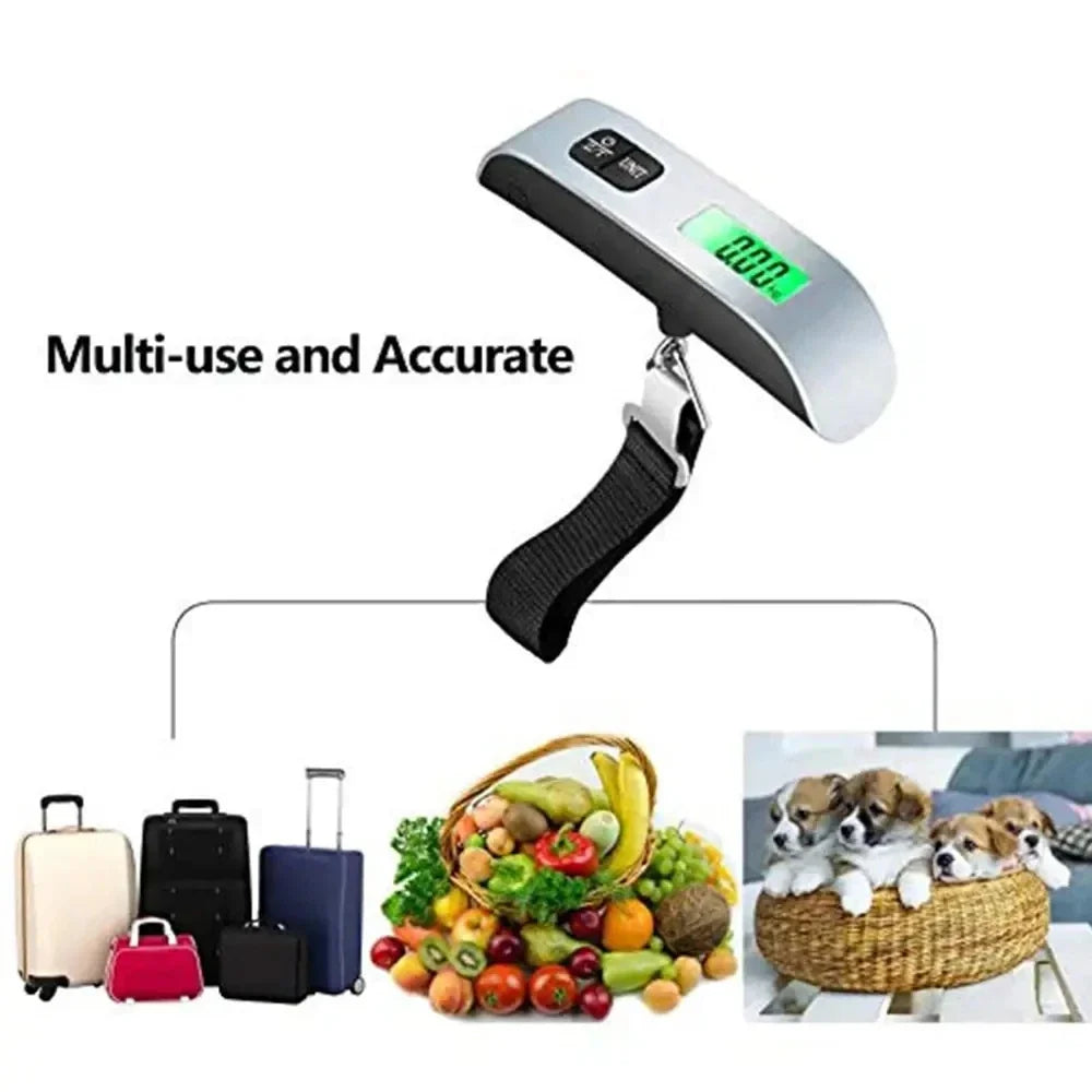 TradixPro portable digital scale showing a compact design, precision weighing display for travel and home use