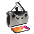 Emergency Solar Hand Crank Radio with Flashlight EU & US Plug