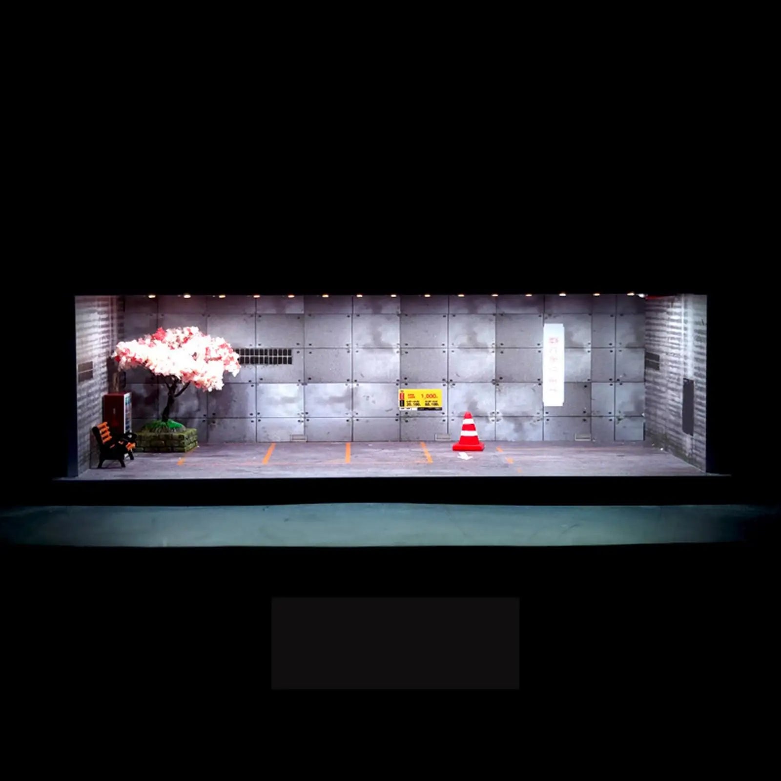 Model Cars Display Case Garage - Acrylic Showcase for Diecast Car Collection