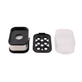 Mini Electric Egg Cooker with Stainless Steel Tray and Lid