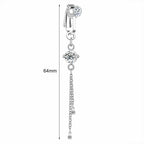 Clip-On Belly Button Piercing – No-Pain Fake Navel | CZ Crystal