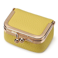 Kiss Lock Mini Coin Purse with Snap Strap 8 Colors