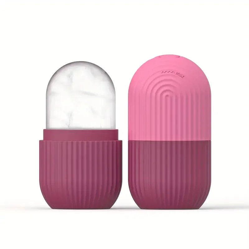 Silicone Ice Ball Face Massager - Cooling Facial Contouring Tool