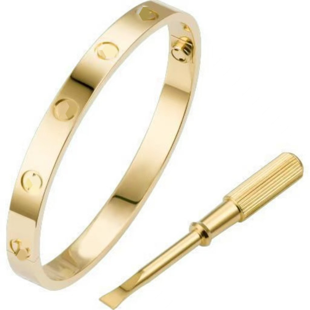 Titanium Steel Cuff Bracelet – Silver, Rose Gold & Gold 16–21cm
