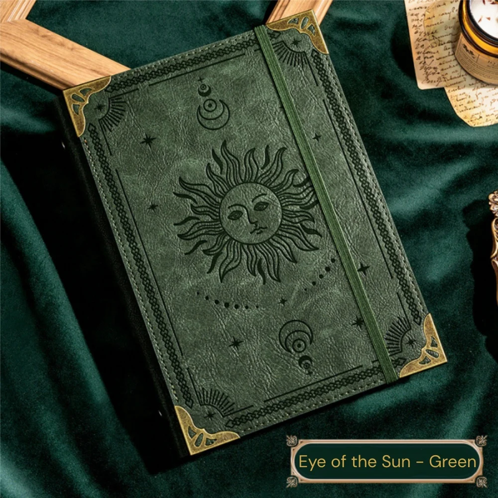 Refillable Vintage Notebook for Journaling and Daily Notes