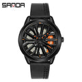 Car-Inspired Rim Watch with a 360-Degree Spinning Hub Design