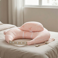 Adjustable Wraparound Nursing Pillow Set with Printed Cover