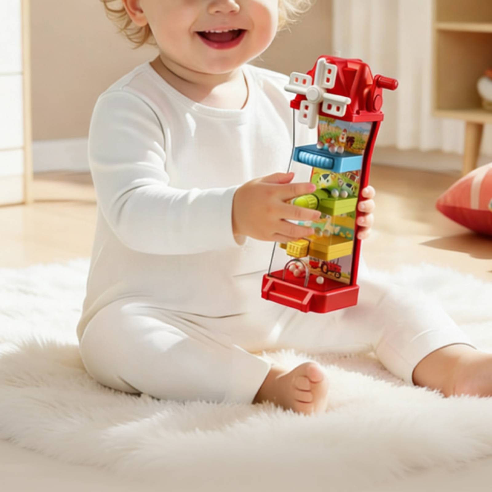 Farm Maze Activity Toy for Kids – Wooden Learning Puzzle