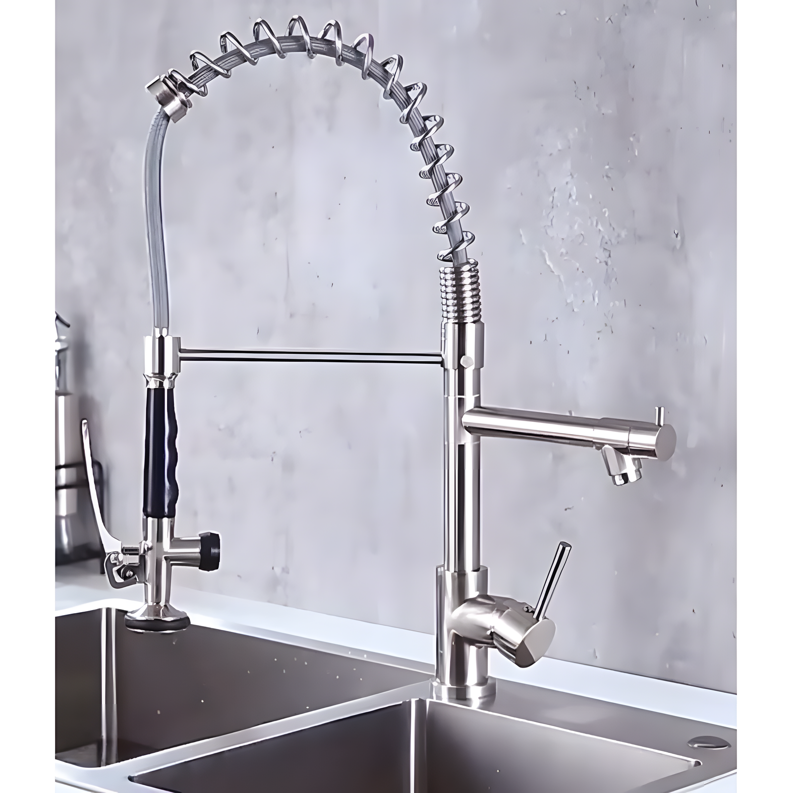 Pull-Out Kitchen Faucet – Single Handle Mixer Tap 4 Finishes