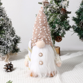 Light-Up Christmas Gnome with Faux-Fur Beard, Two Styles