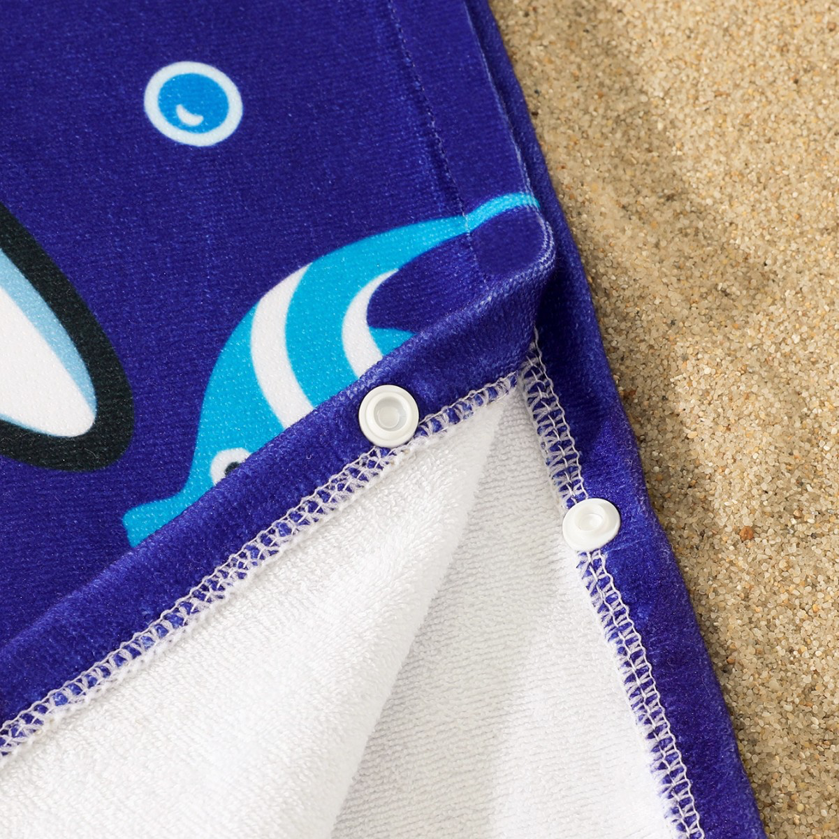 Kids Hooded Beach Towel Poncho Shark Mermaid Dinosaur Princess
