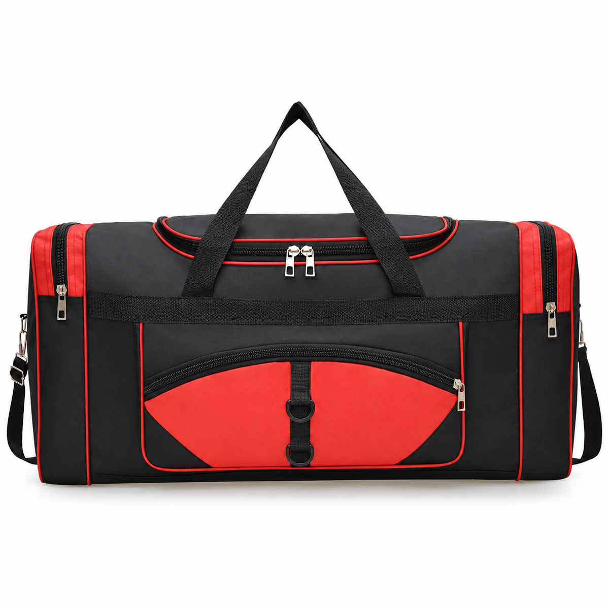 Large Nylon Travel Duffel Bag, 71 cm and Zippered Pockets