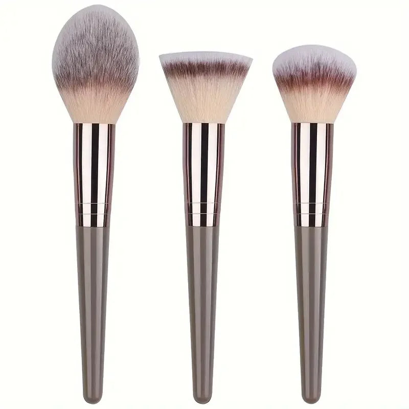 Soft Makeup Brush Set 3–20 Pieces for Blending & Travel