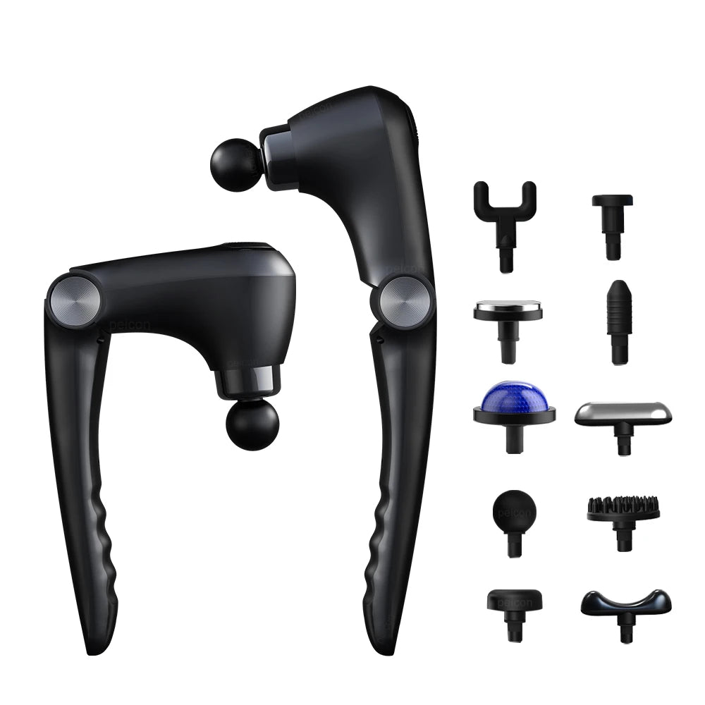 Fascia Massage Gun with Extension Handle - 9-Speed Deep Tissue Relief