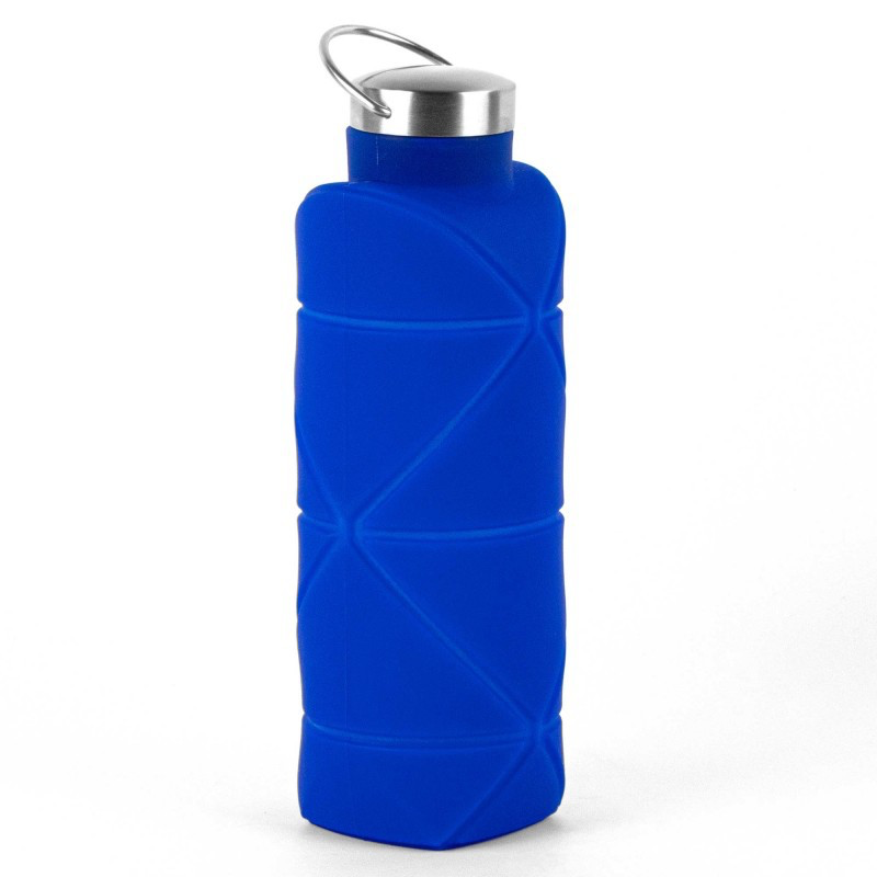 750ml Foldable Silicone Water Bottle Diamond Grip 8 Colors