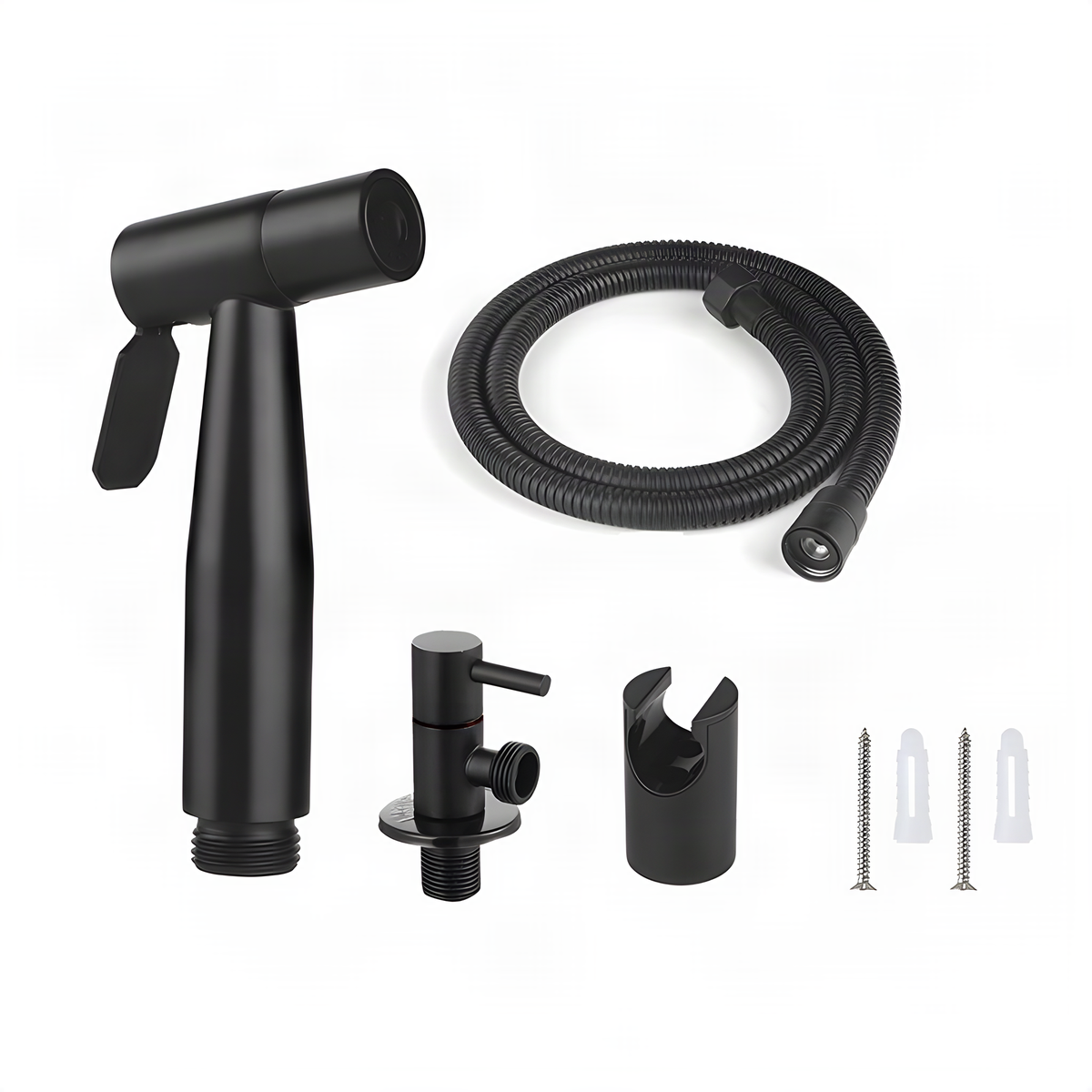 Handheld Bidet Sprayer Set with Hose, Holder and Valve