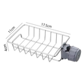 Adjustable Stainless Steel Faucet Sink Rack for Sponges