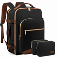Large Travel Backpack Set, Clamshell Opening and 3 Pouches