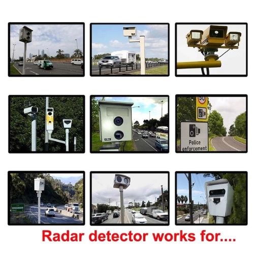 Car Radar Detector – Laser Speed Camera Alert | 250-2500m Range