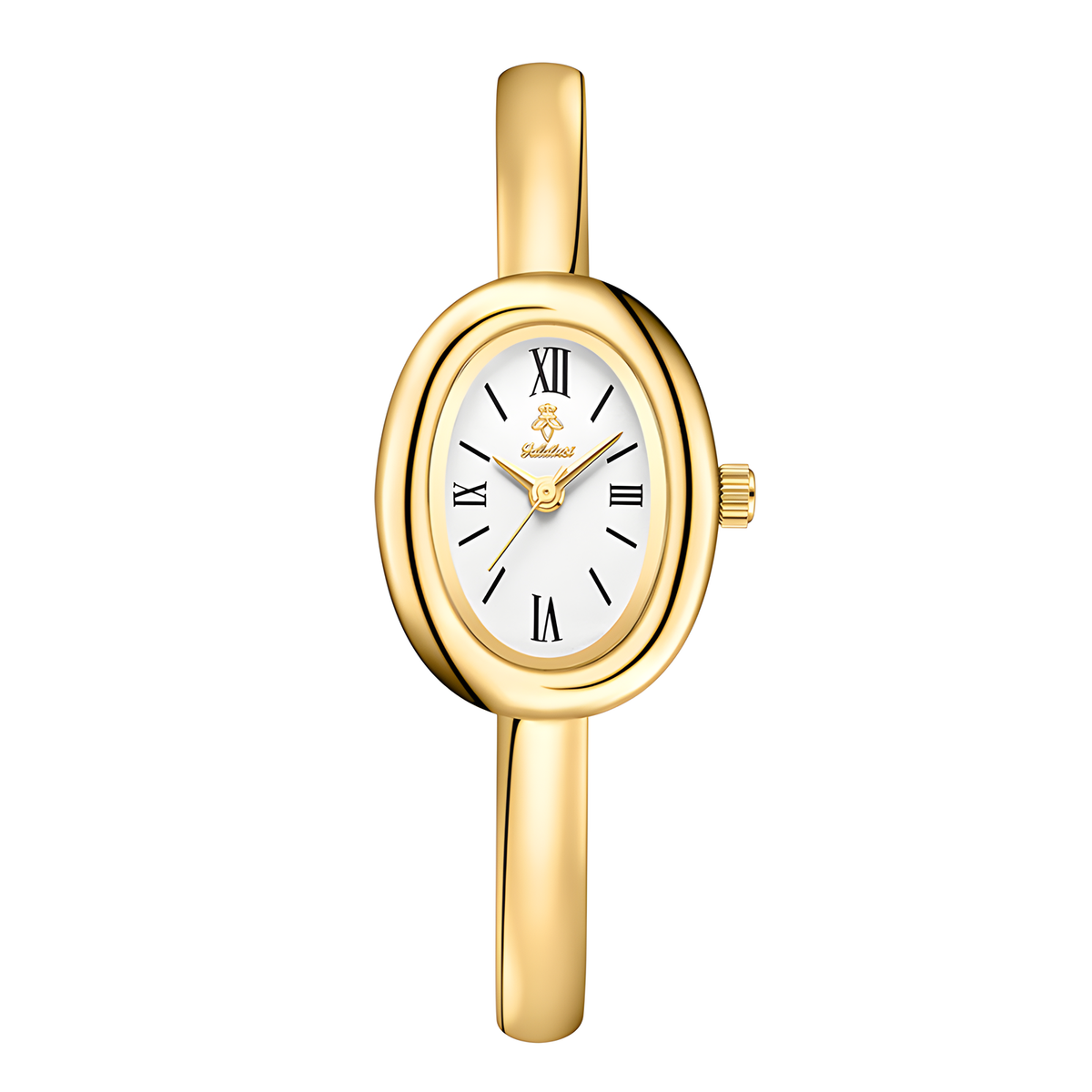 Oval Bracelet Watch with Quartz Movement and Color Options
