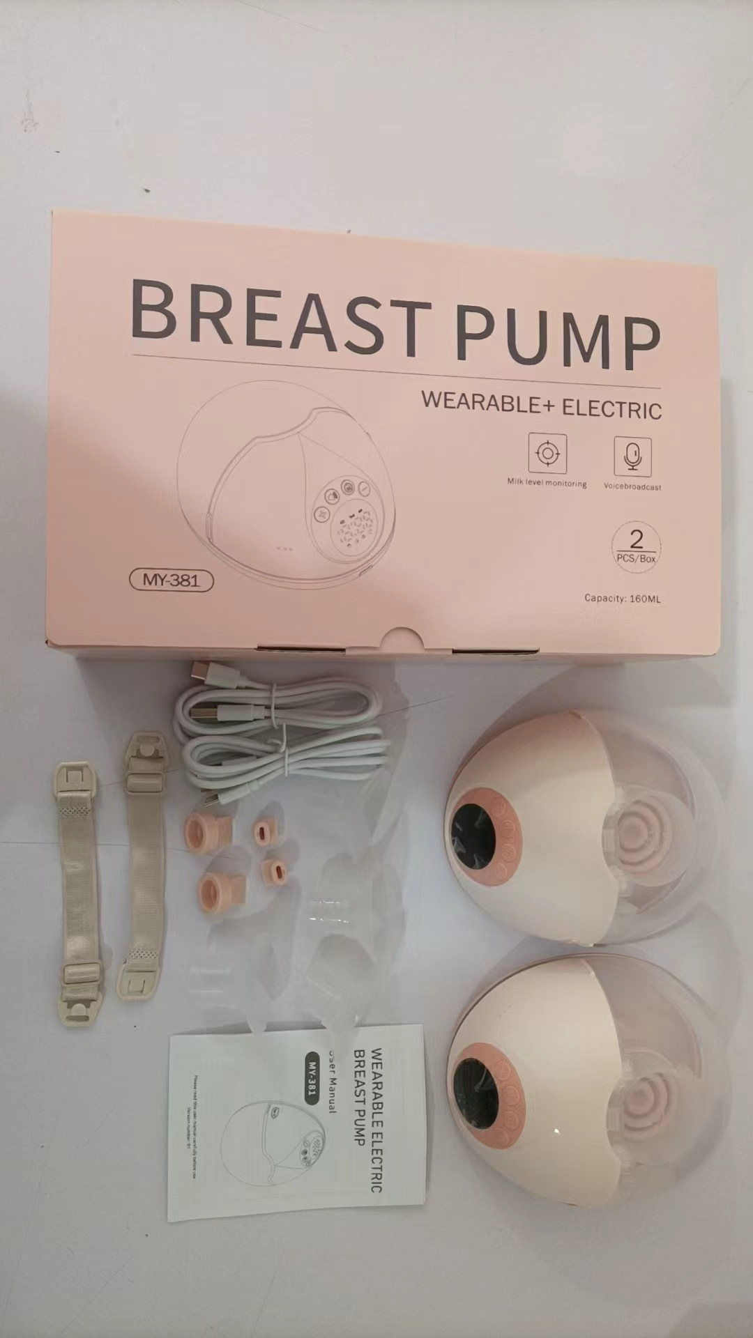 Hands-Free Wearable Electric Breast Pump 4-Mode 48-Gear