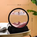 Flowing Sand Art Frame Display for Home and Desk Decor Styling