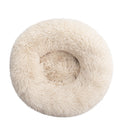 Donut Pet Bed with Raised Rim — Soft Plush for Cats & Dogs