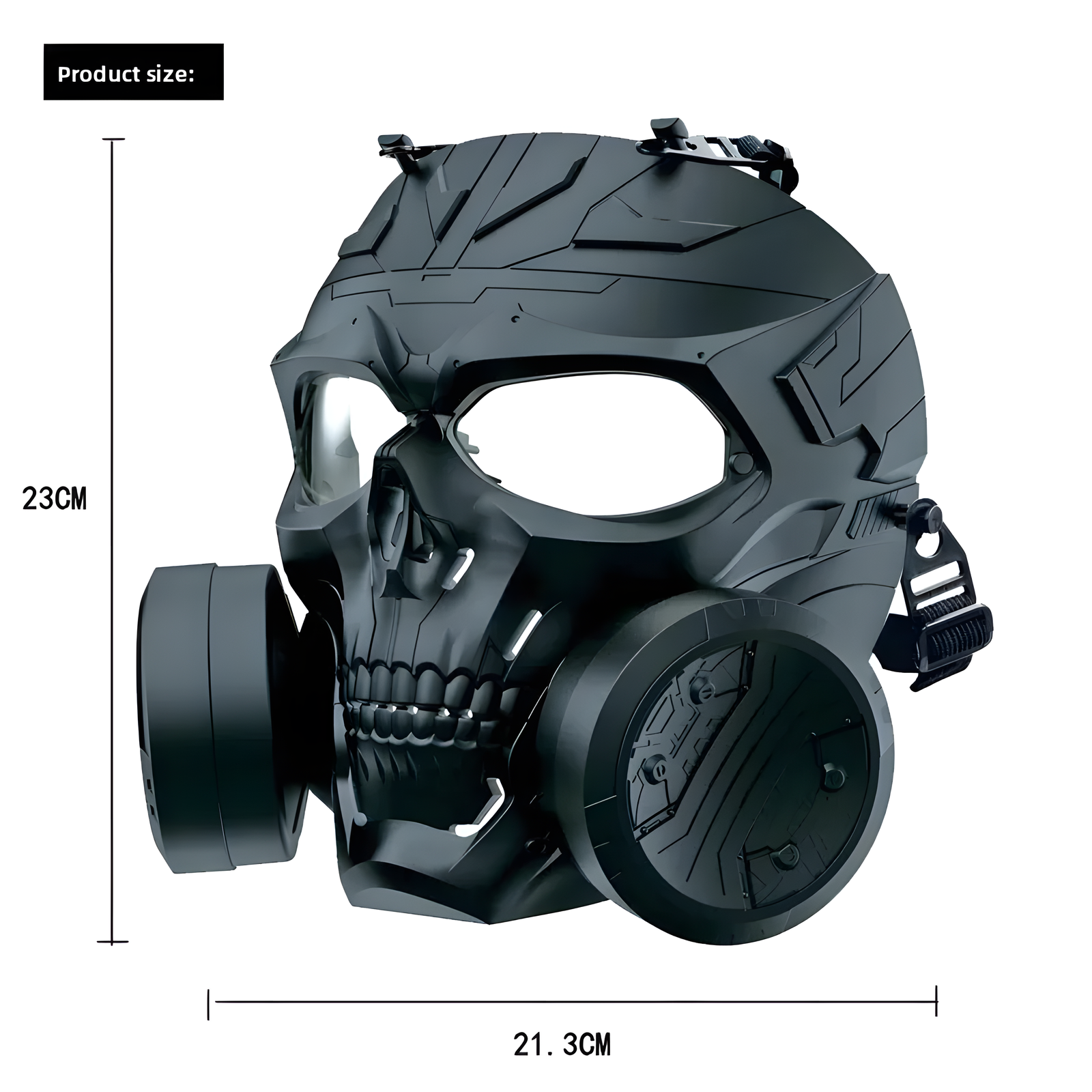Tactical Skull Full Face Mask with Dual Cooling Fans