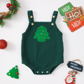 Christmas Baby Romper with Long Sleeves in Three Festive Designs