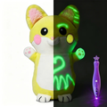 Glow Drawing Plush Toy with Light Pen for Kids 15-18cm