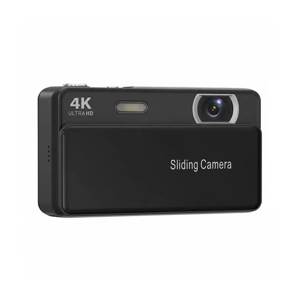 4K Sliding Digital Camera 64MP 16X Zoom Pocket Camera
