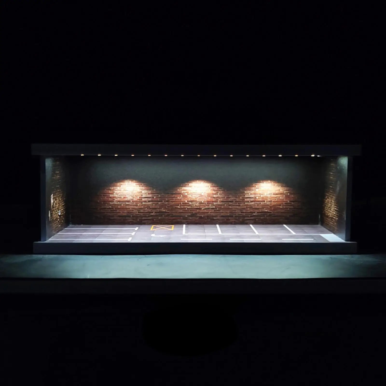 Model Cars Display Case Garage - Acrylic Showcase for Diecast Car Collection