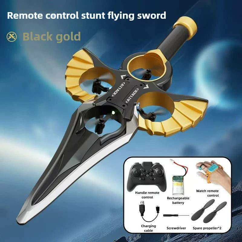 Flying Sword Drone - LED Light Up Hovering Boomerang Toy for Kids & Adults
