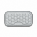 Foam Keyboard and Mouse Wrist Rests with Textured Fabric Cover
