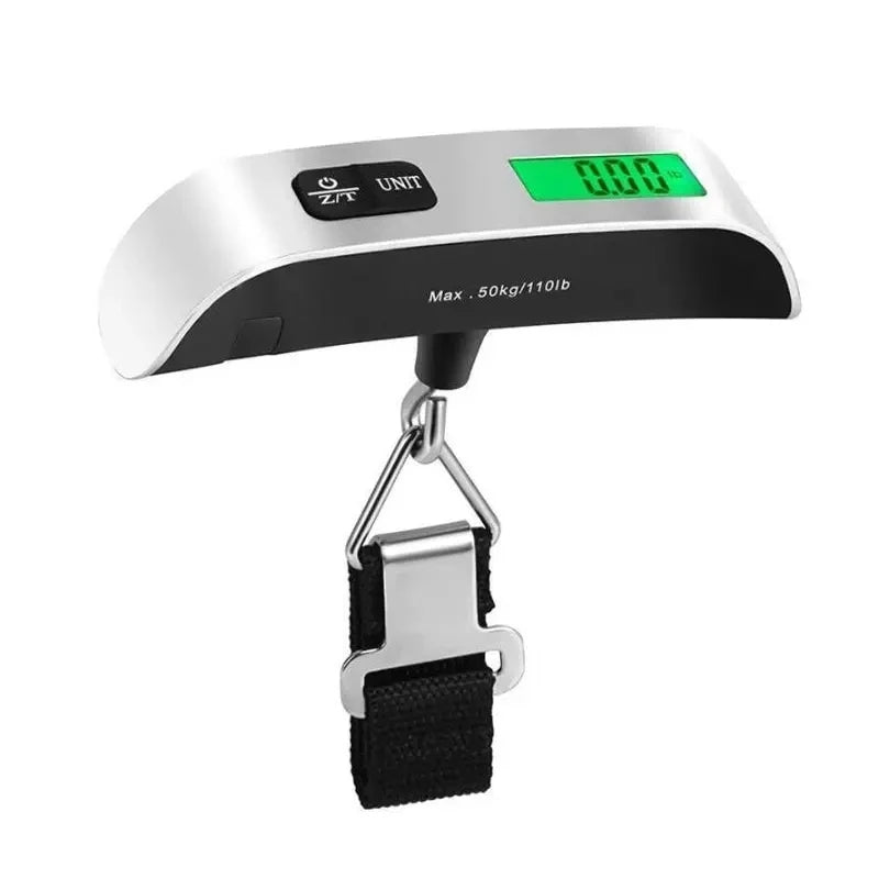 TradixPro portable digital scale showing a compact, precise weighing platform with digital display, ideal for travel and home use.
