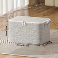 Foldable Quilt Storage Bag, Non-Woven, 30–220 L Capacity with Lid