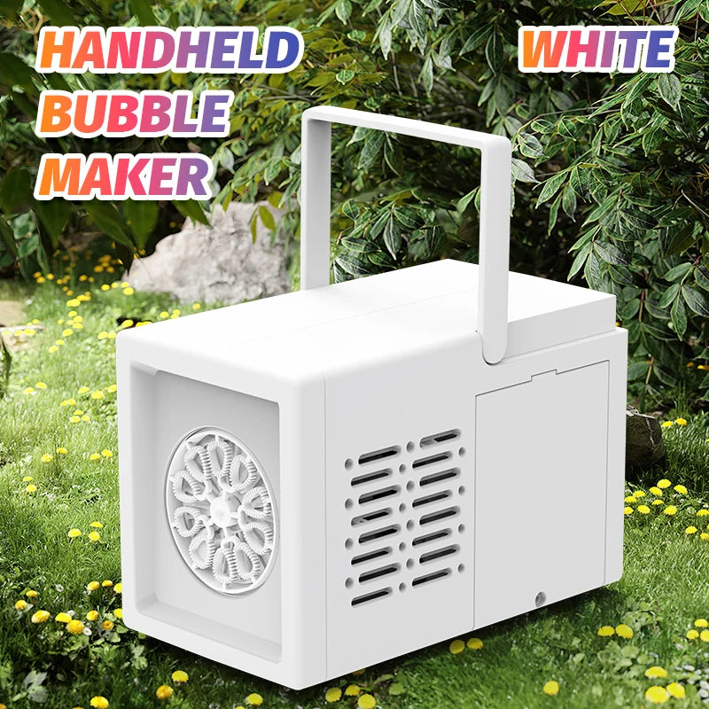 Automatic Electric Bubble Blower 10-Hole Handheld Kids Toy