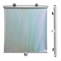 Retractable Window Roller Shade with Suction-Cup Mounts