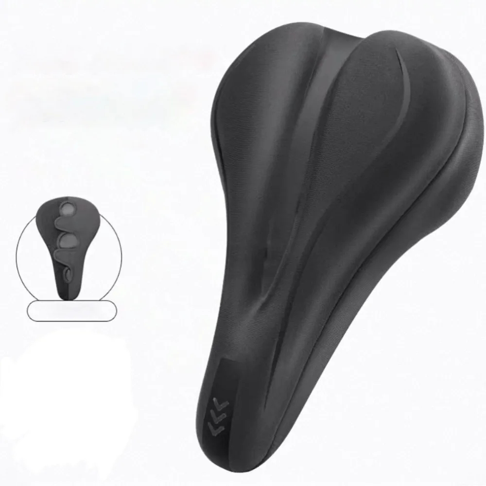 Padded Silicone Bicycle Seat Cover – Waterproof Comfort Saddle