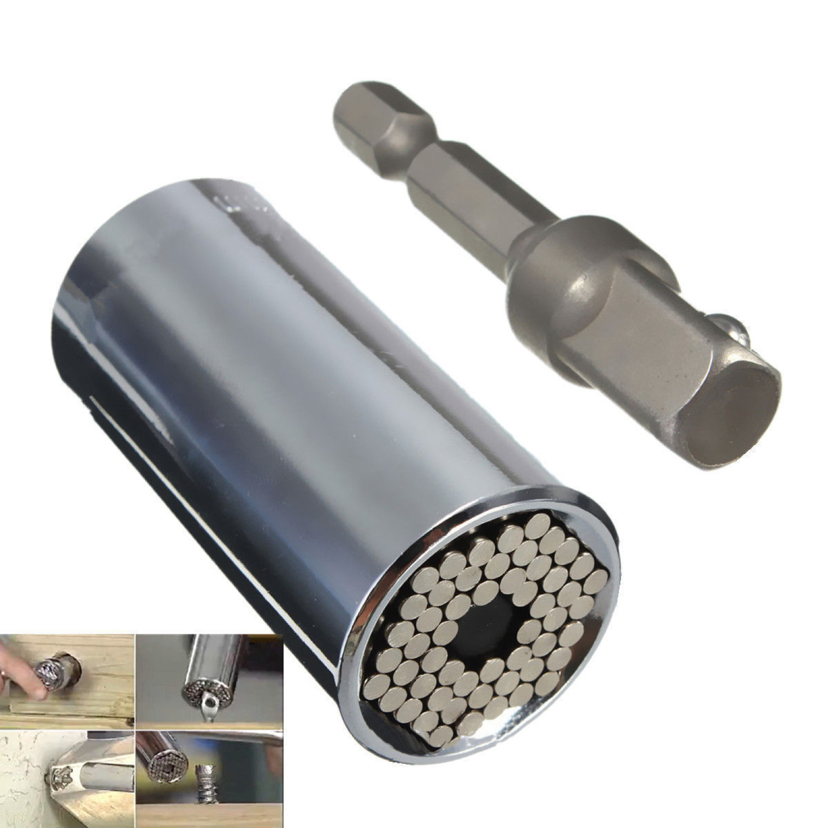 7-19mm Universal Socket Adapter - Multi-Size Power Drill Tool