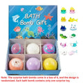 Kids Bath Bombs Gift Set with Surprise Ocean Toys Inside