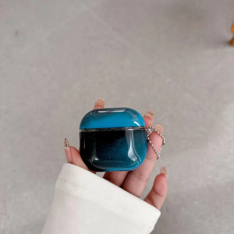 Leuchtende AirPods-Hülle in Treibsandoptik (360°-Schutz &amp; einzigartiges Design)