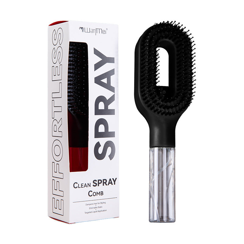 2-in-1 Mist Spray Detangling Hair Brush Anti-Static