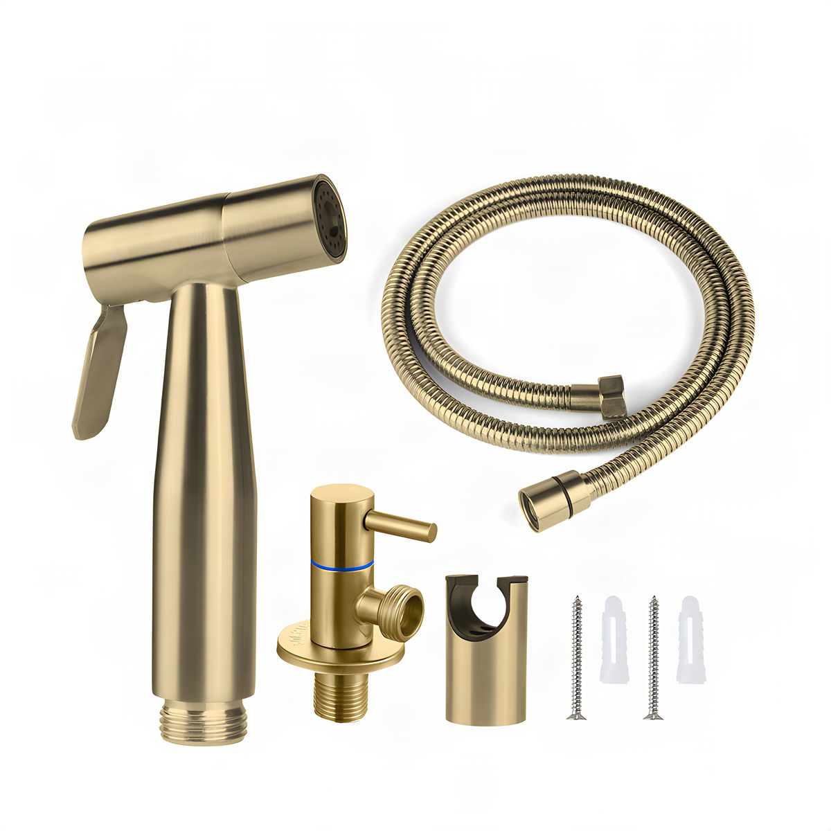 Handheld Bidet Sprayer Set with Hose, Holder and Valve