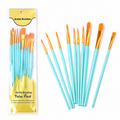 Artist Paintbrush Set, 10 Assorted Tips for Painting & Crafts