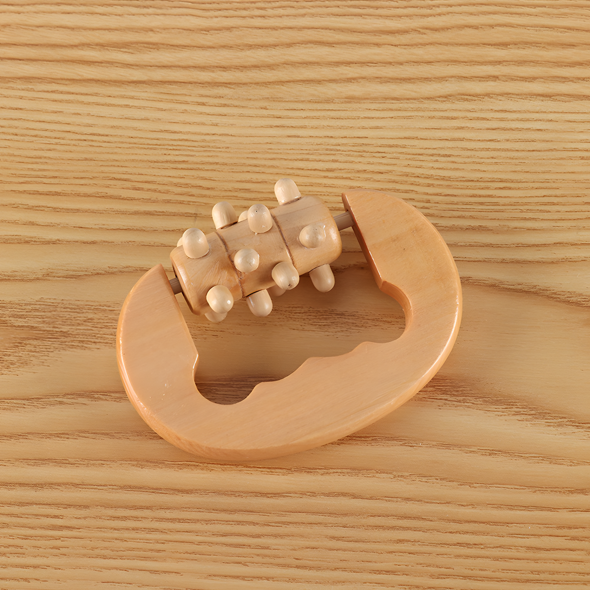 Wooden Roller Leg Massager – Manual Foot & Calf Massage Tool