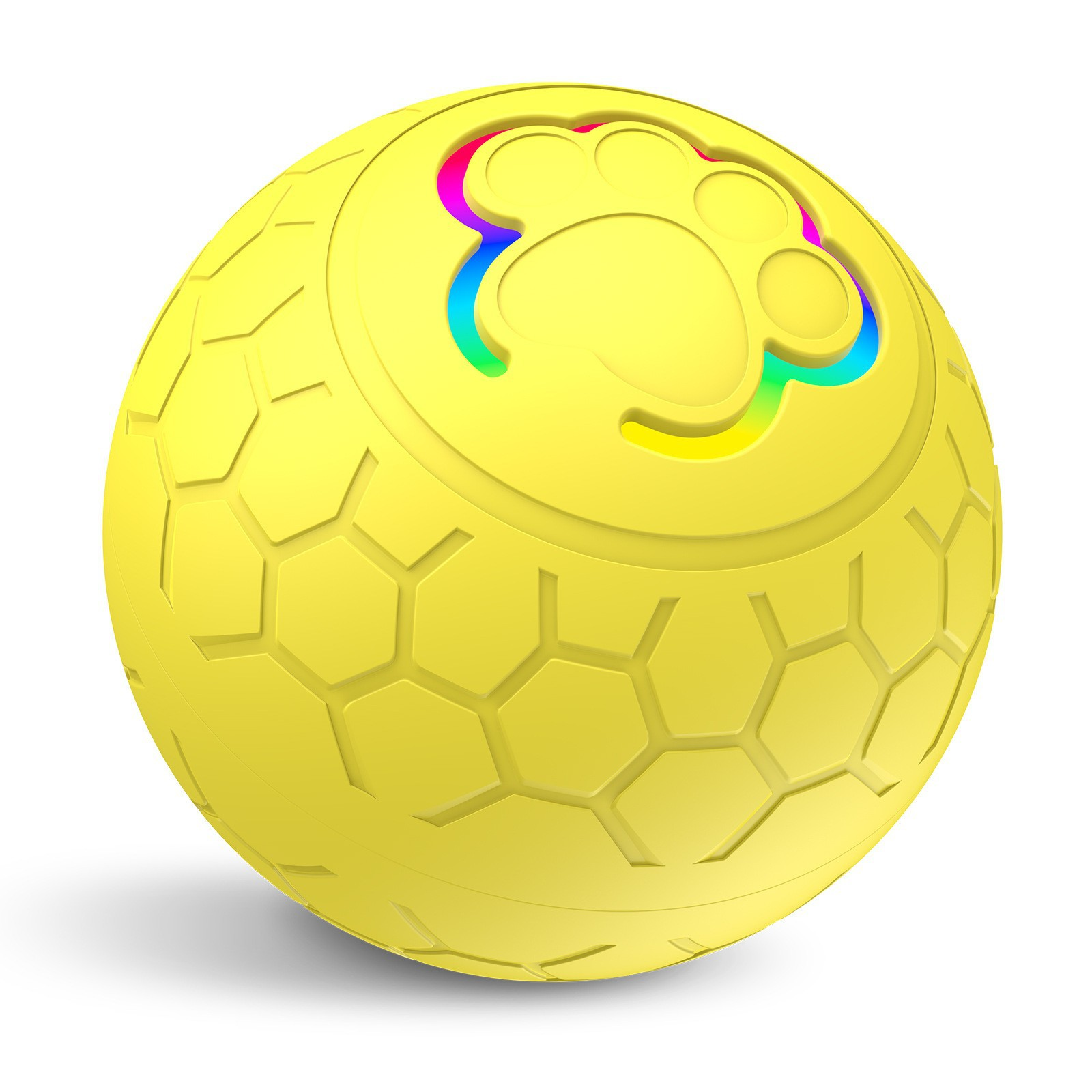 Smart Self-Rolling Dog Ball with RGB Light USB-C Rechargeable