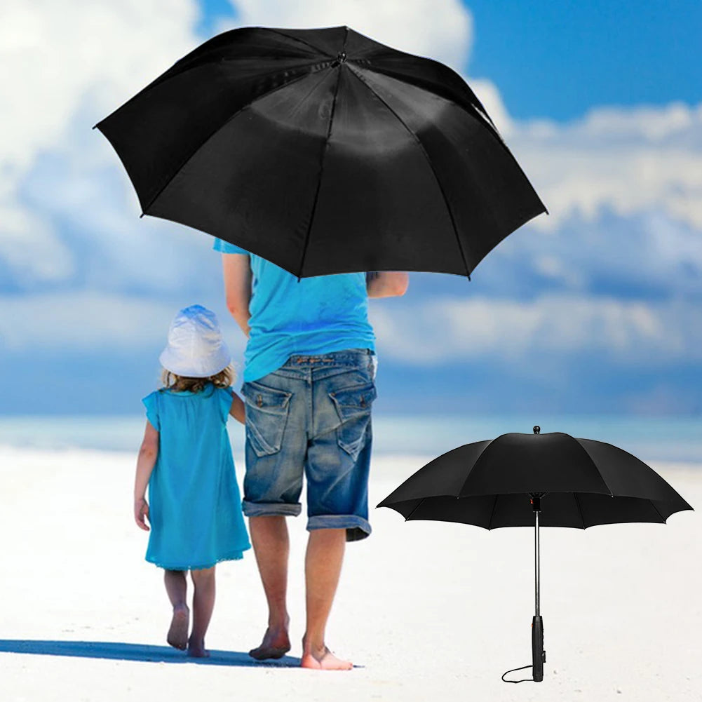 Portable Umbrella with Fan & Misting System - UV Protection | Battery-Powered Cooling