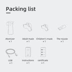 AeroEase Portable Silent Mesh Nebulizer – Handheld Therapy Device